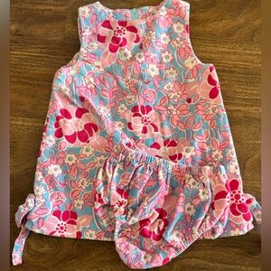 Lily Pulitzer 2pcs dress bloomer set Alexa corduroy